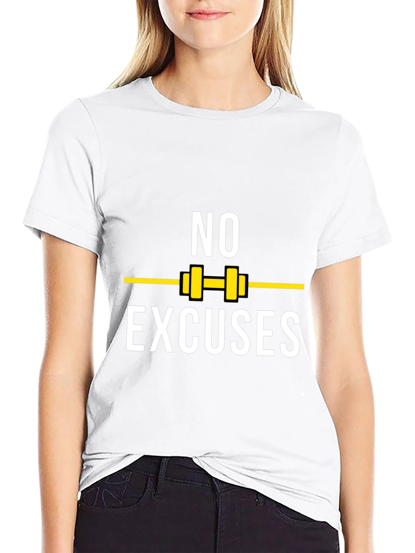 No Excuses Fitness T-Shirt - Gym Motivation