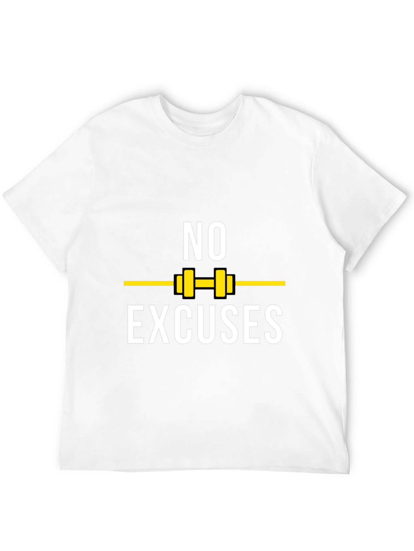 No Excuses Fitness T-Shirt - Gym Motivation