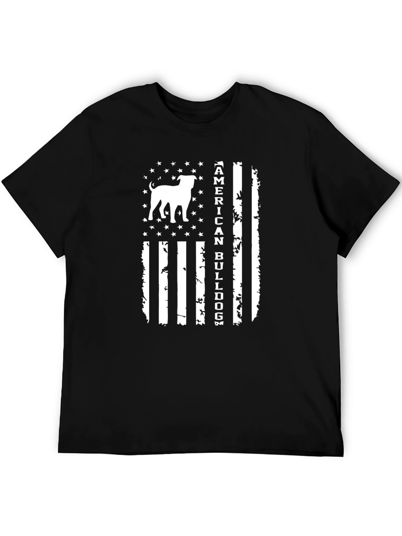 American Bulldog Flag Graphic T-Shirt