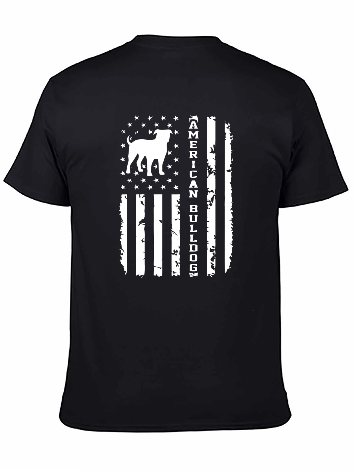 American Bulldog Flag Graphic T-Shirt