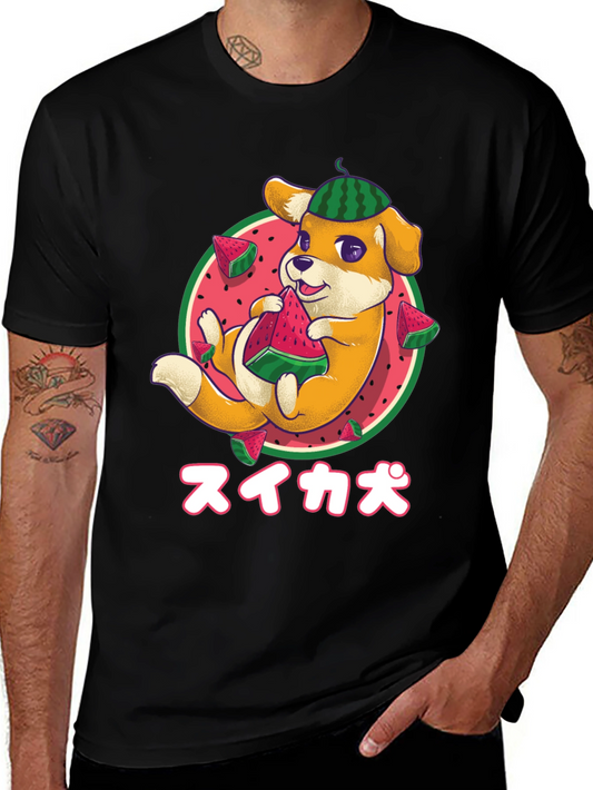 Watermelon Dog Graphic Tee