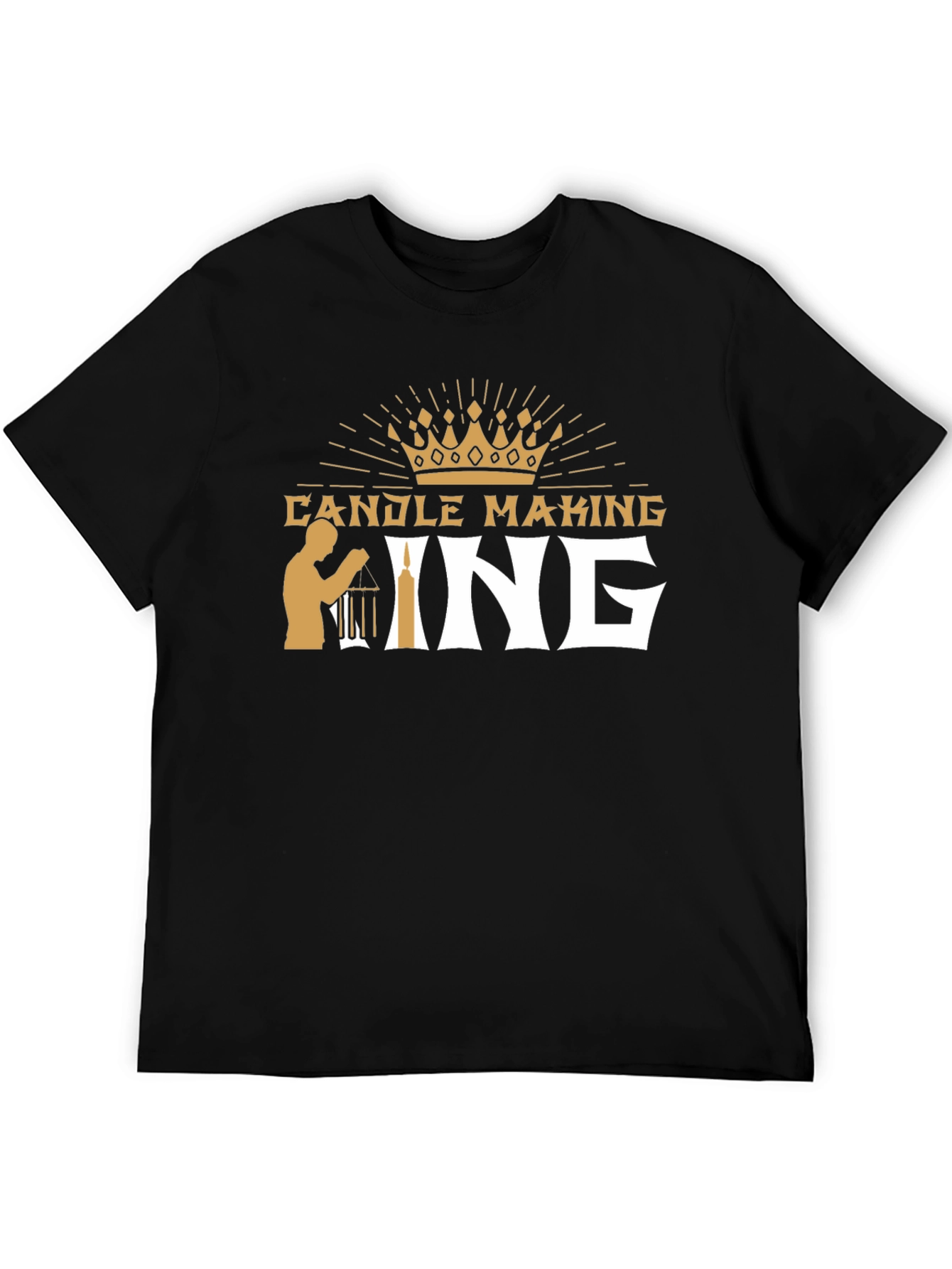 Candle Making King T-Shirt - Black