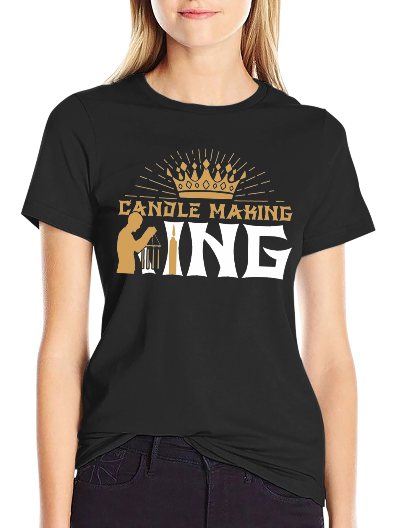 Candle Making King T-Shirt - Black