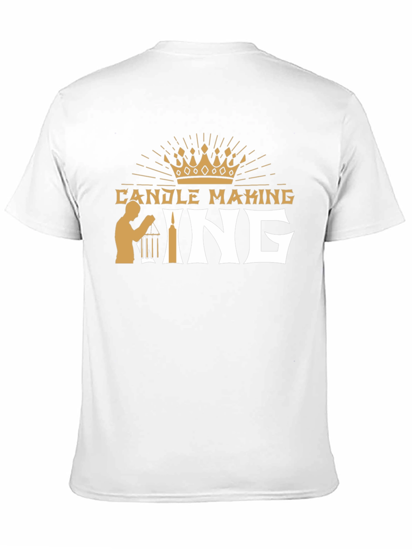 Candle Making King T-Shirt - Black