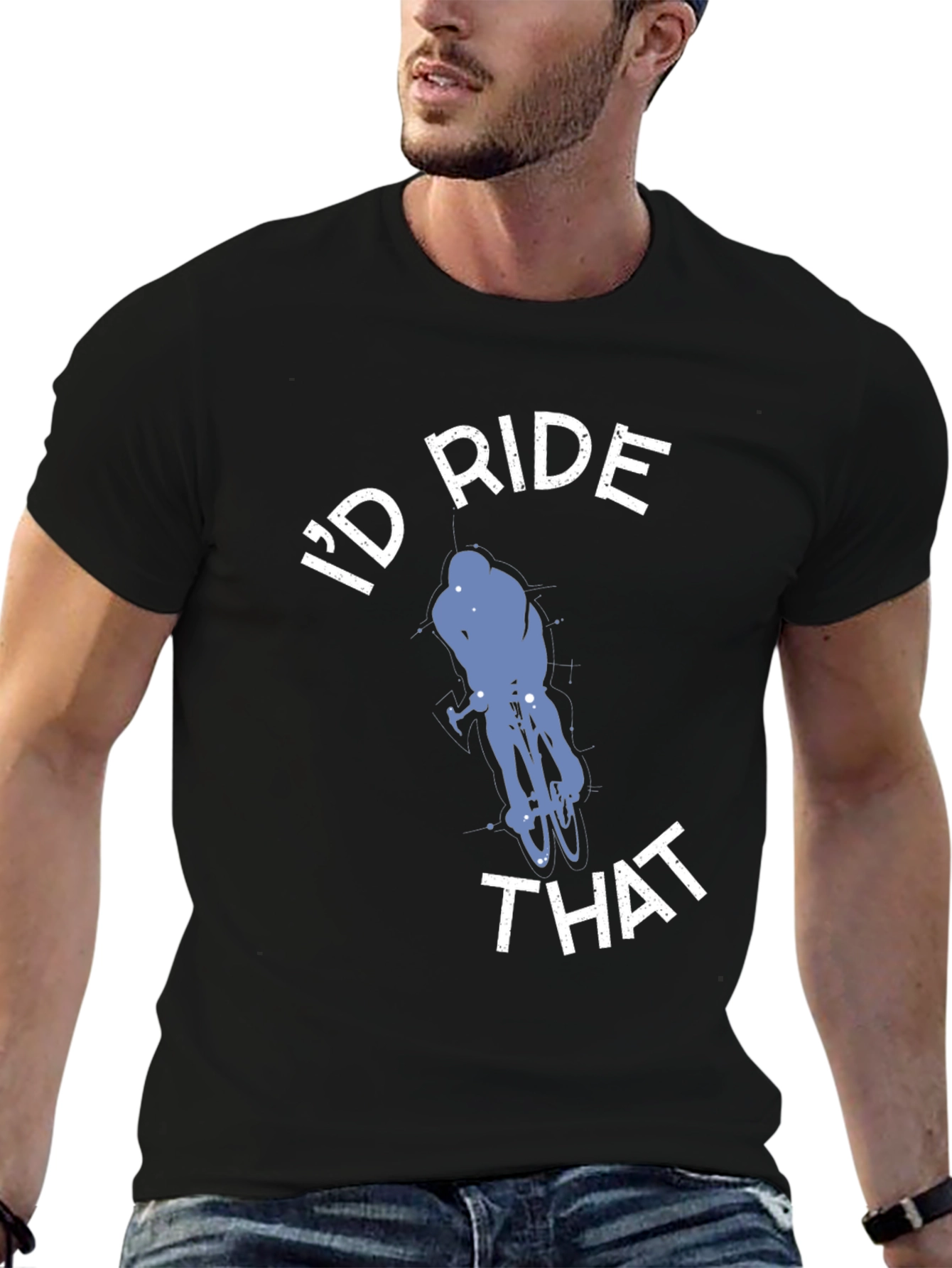 Id Ride That T-Shirt Funny Cycling Tee