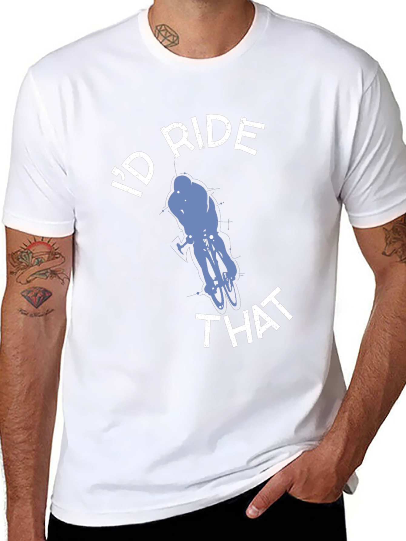 Id Ride That T-Shirt Funny Cycling Tee
