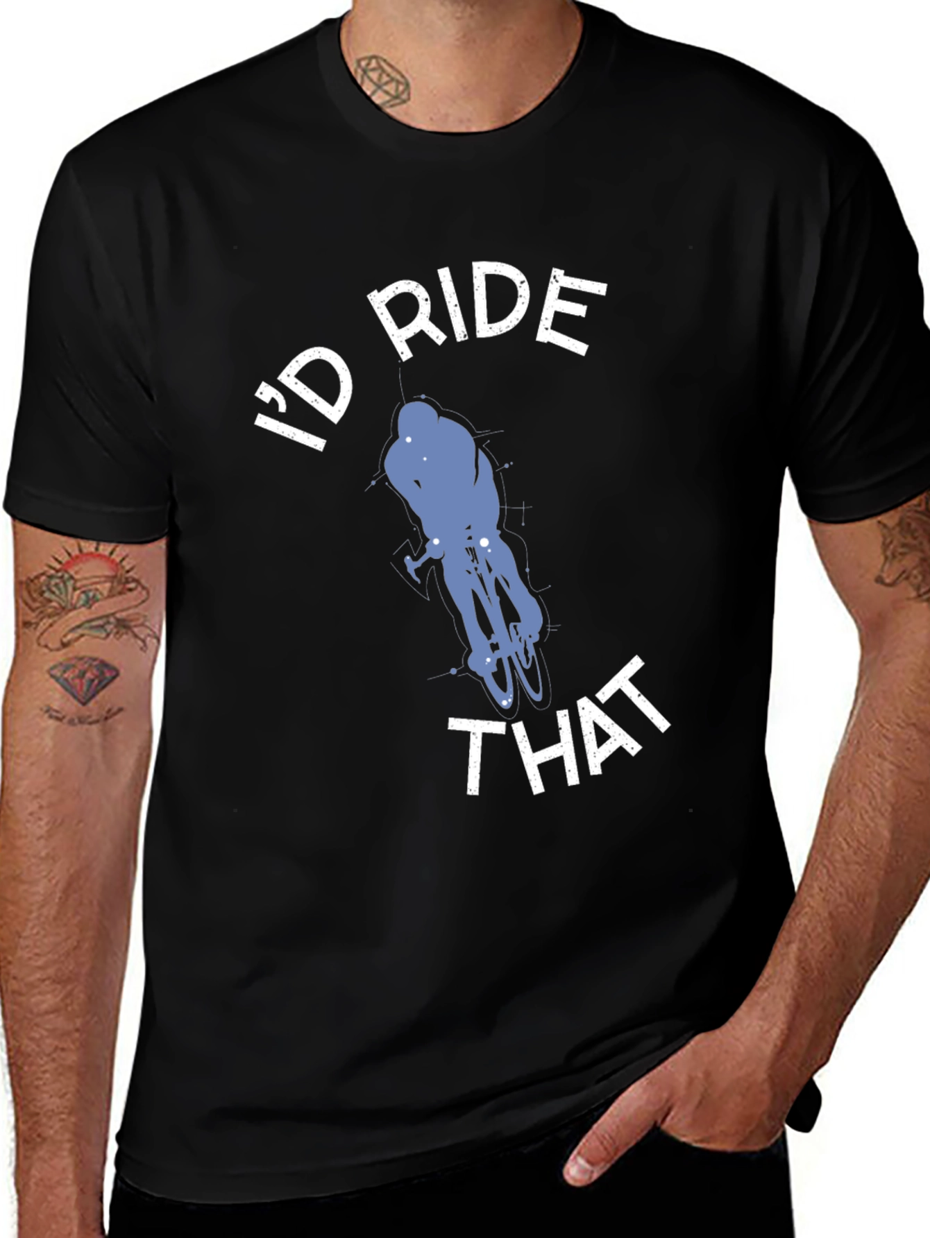 Id Ride That T-Shirt Funny Cycling Tee