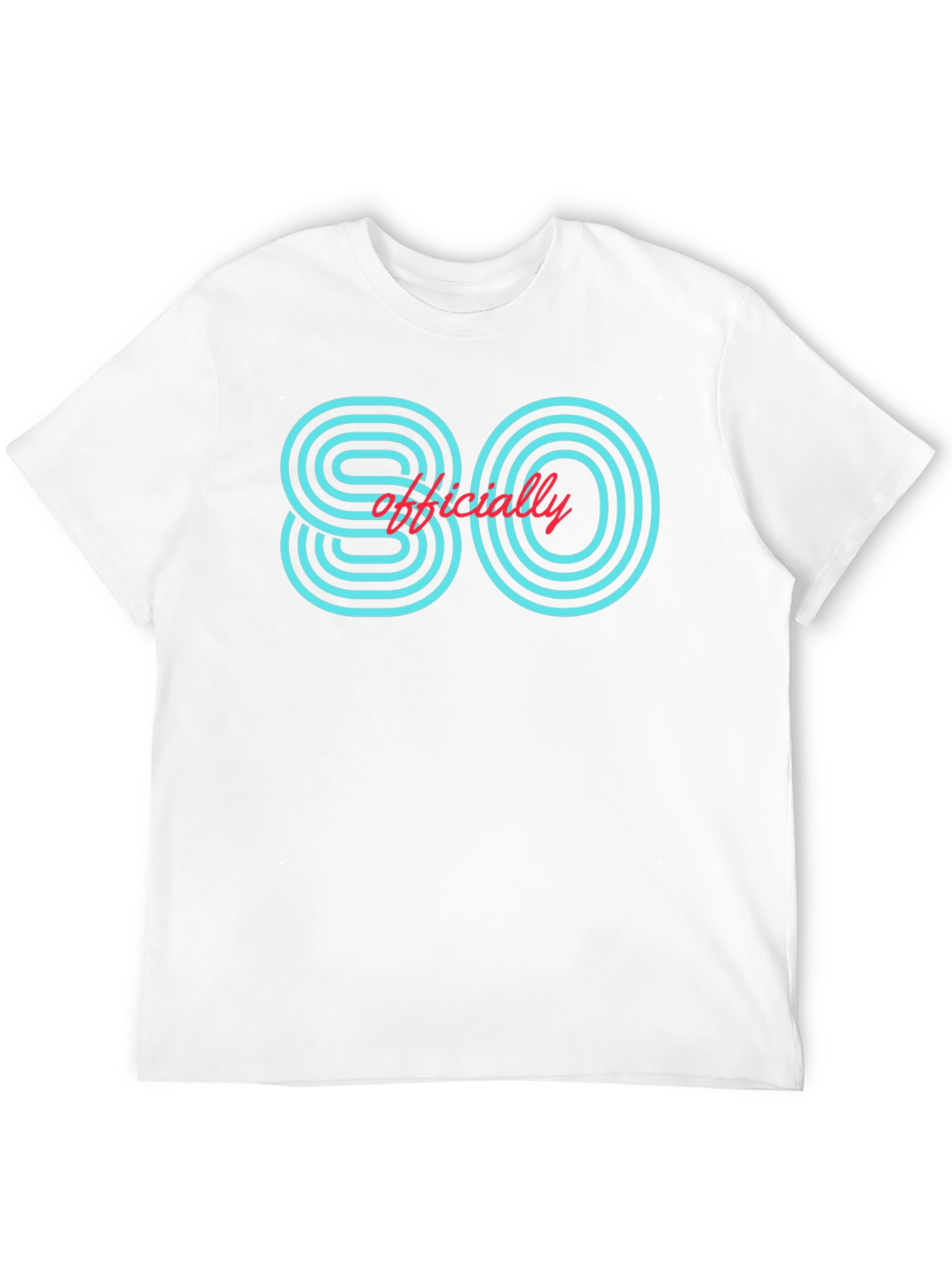 Officially 80 Retro Style Graphic T-Shirt