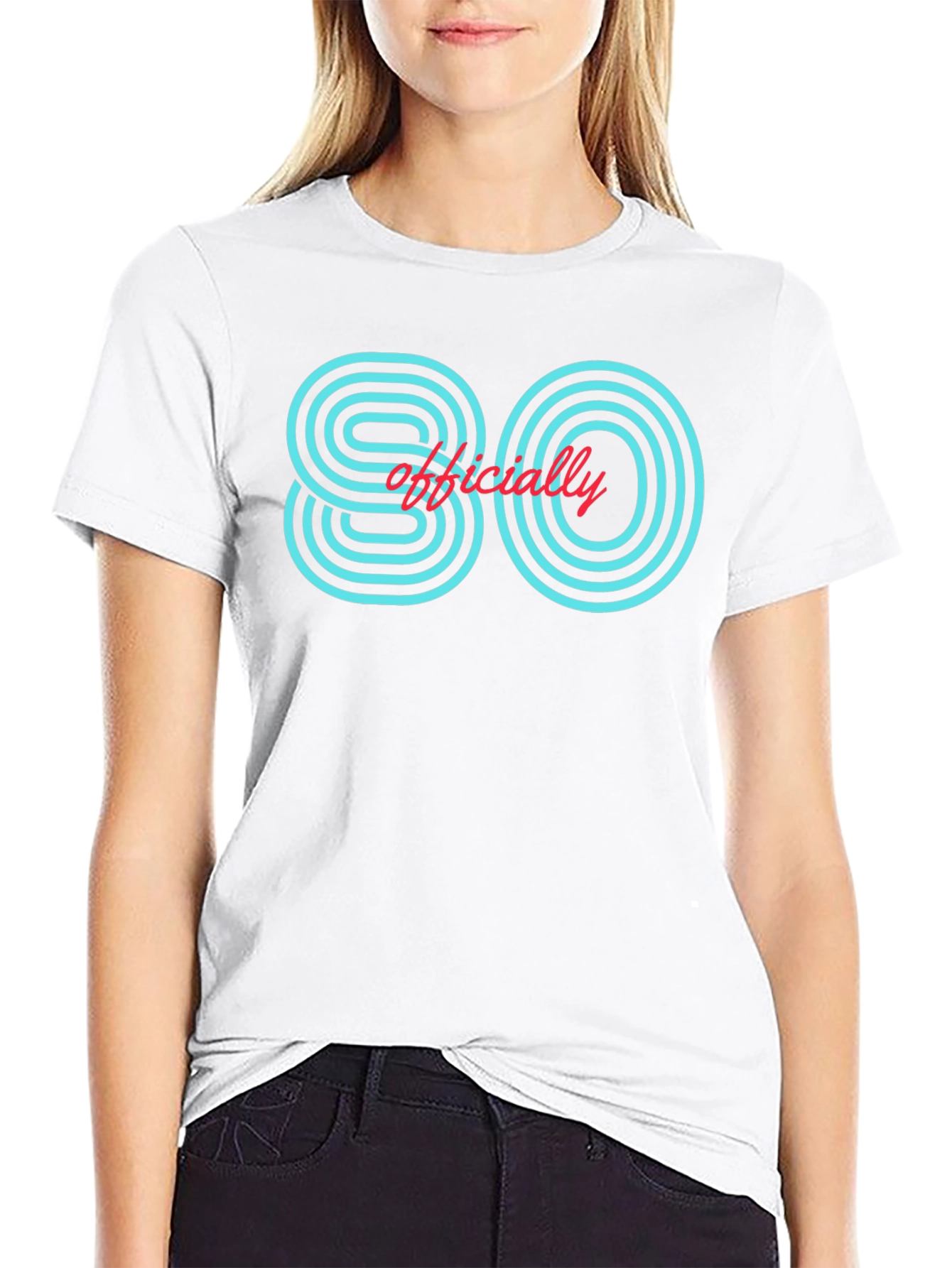 Officially 80 Retro Style Graphic T-Shirt