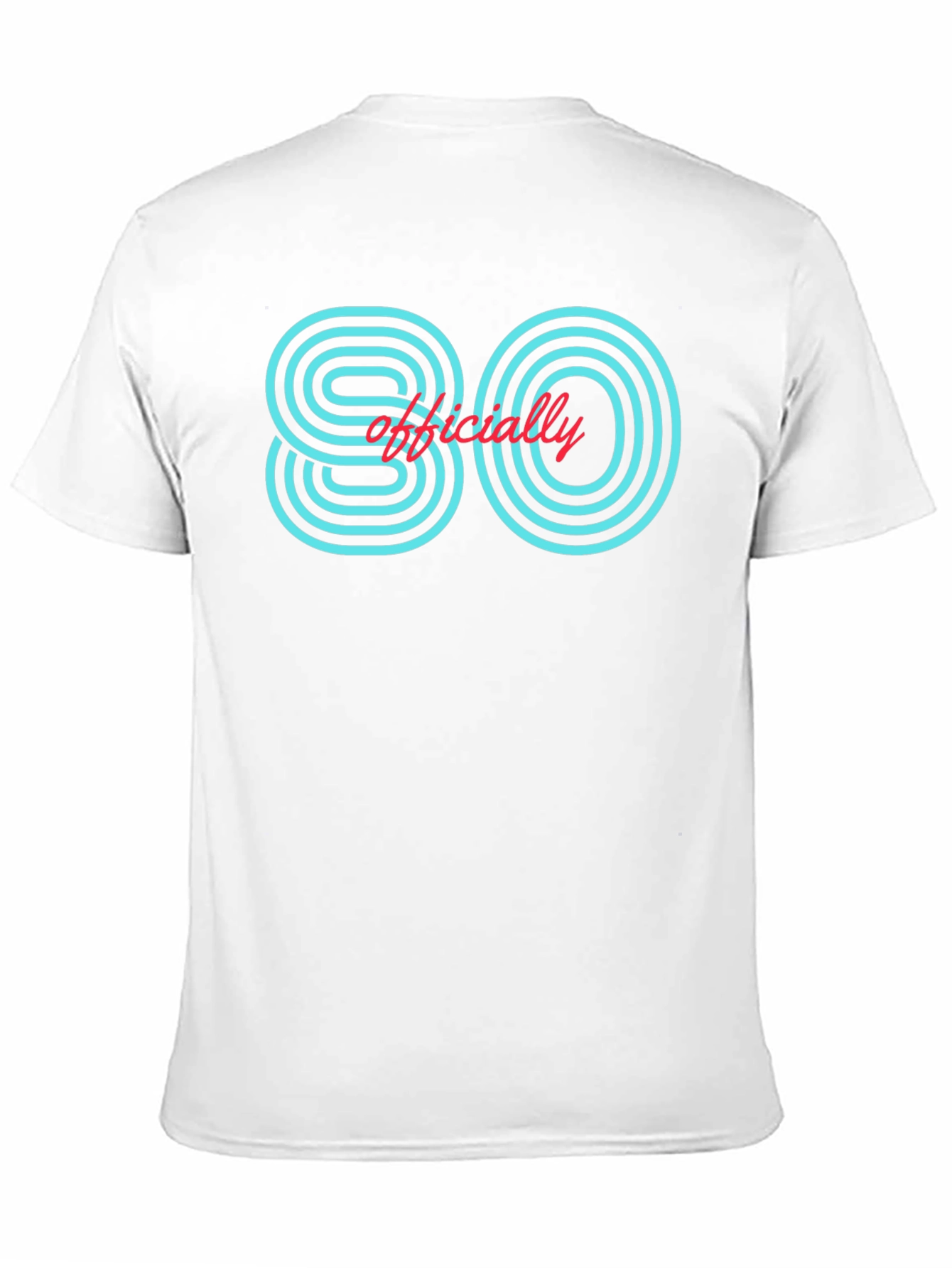 Officially 80 Retro Style Graphic T-Shirt