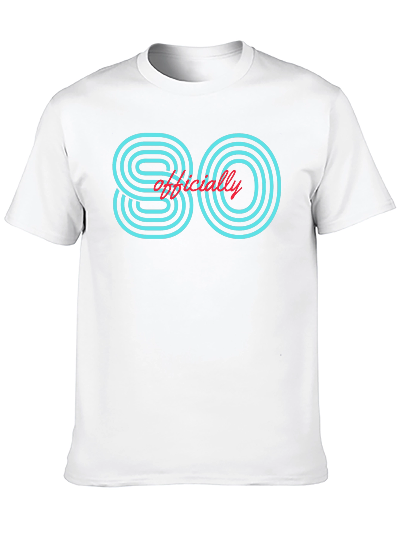 Officially 80 Retro Style Graphic T-Shirt