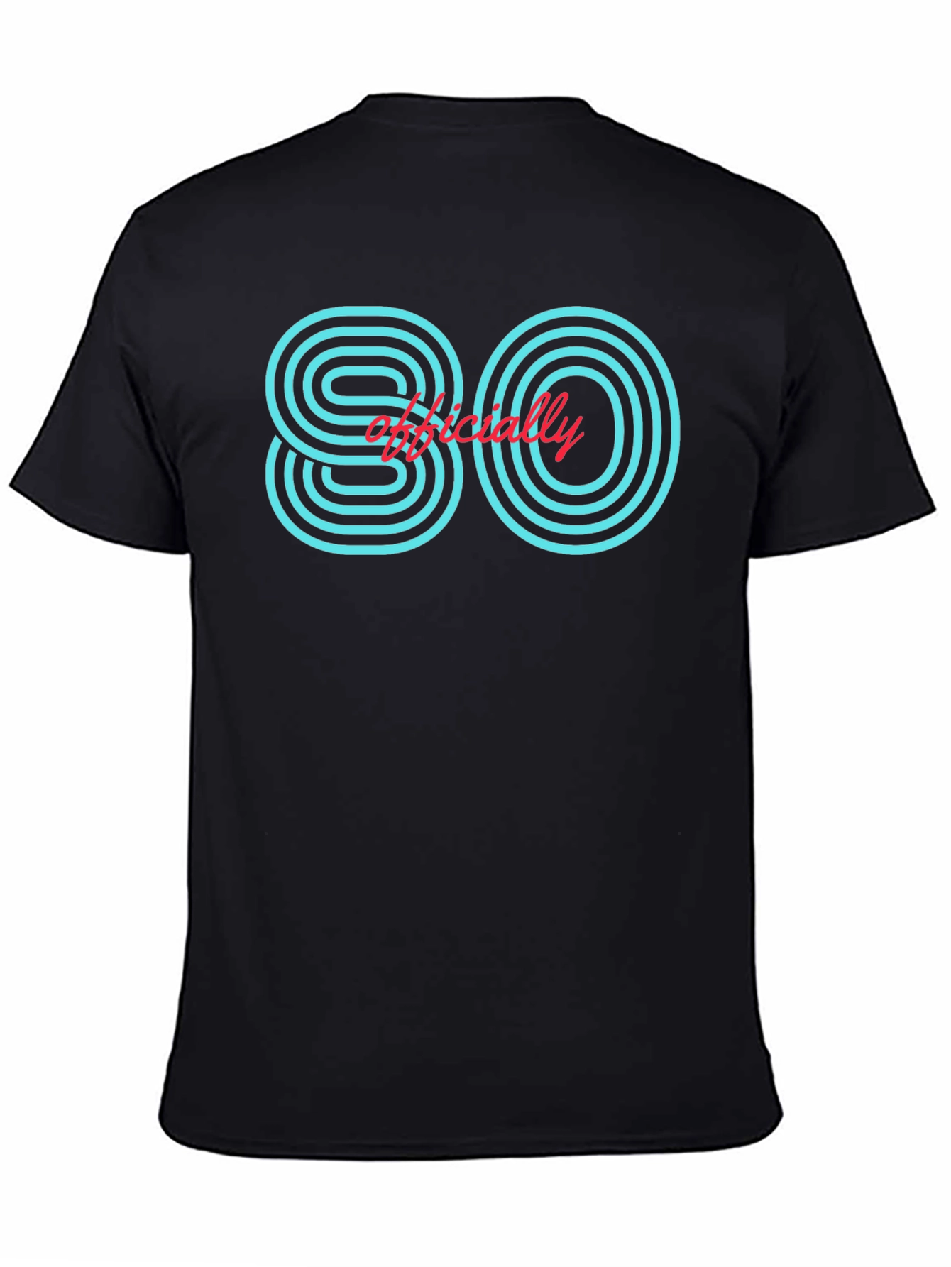 Officially 80 Retro Style Graphic T-Shirt