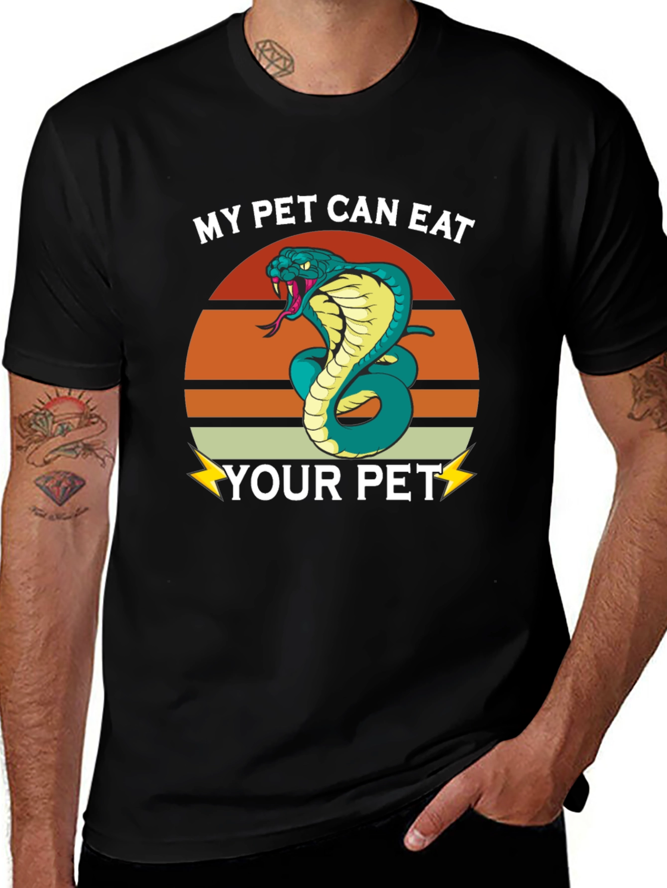 My Pet Can Eat Your Pet Cobra Snake T-Shirt