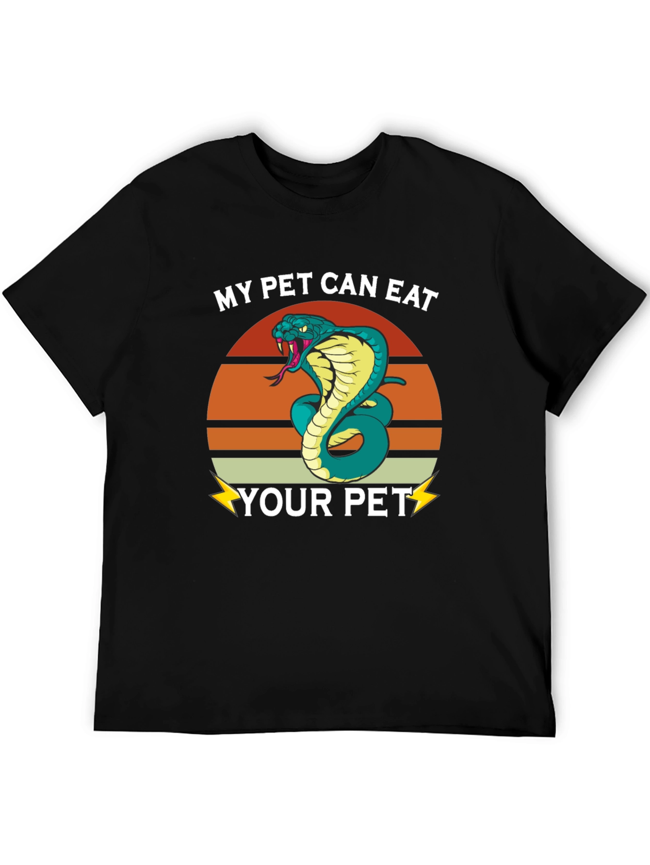My Pet Can Eat Your Pet Cobra Snake T-Shirt