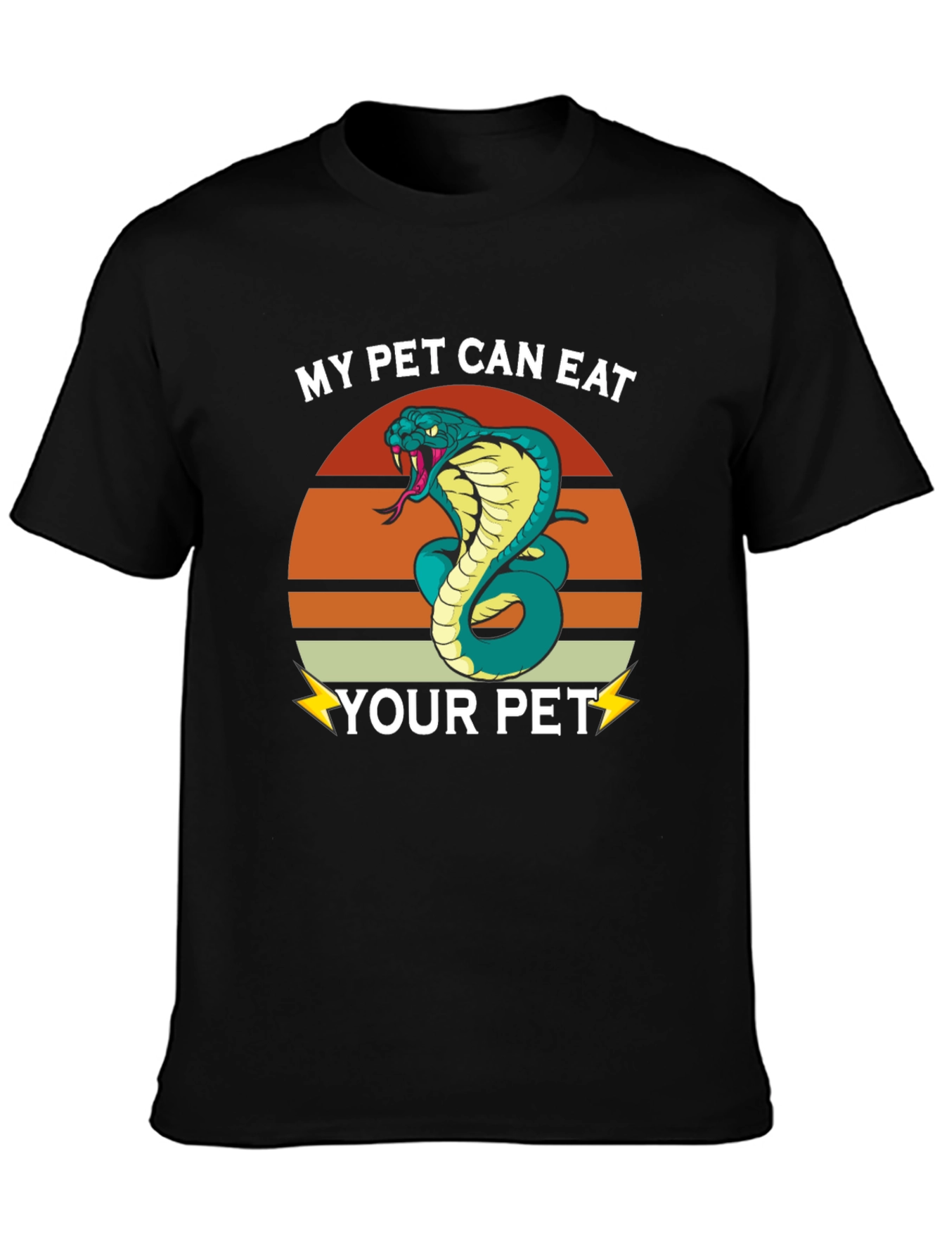 My Pet Can Eat Your Pet Cobra Snake T-Shirt
