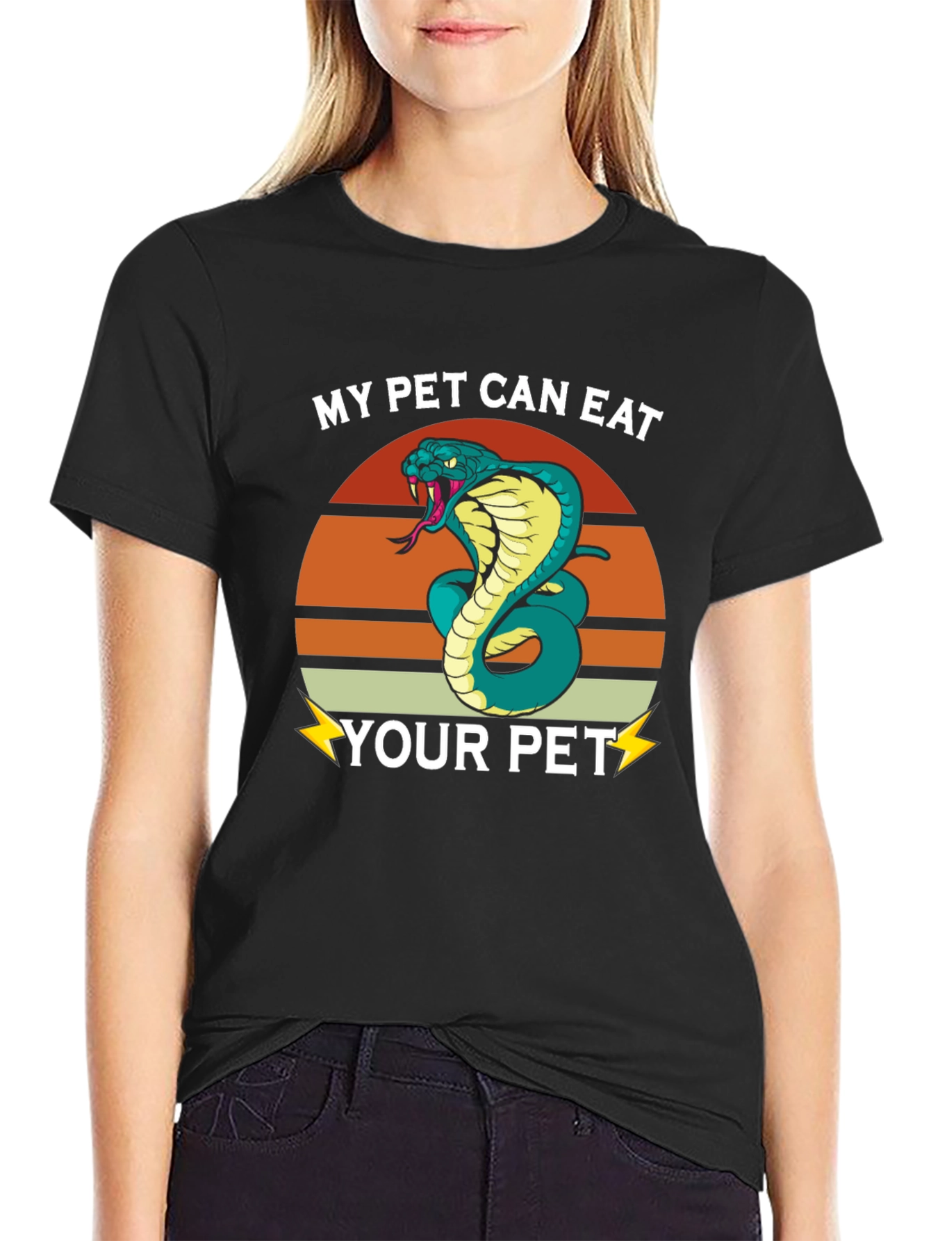 My Pet Can Eat Your Pet Cobra Snake T-Shirt