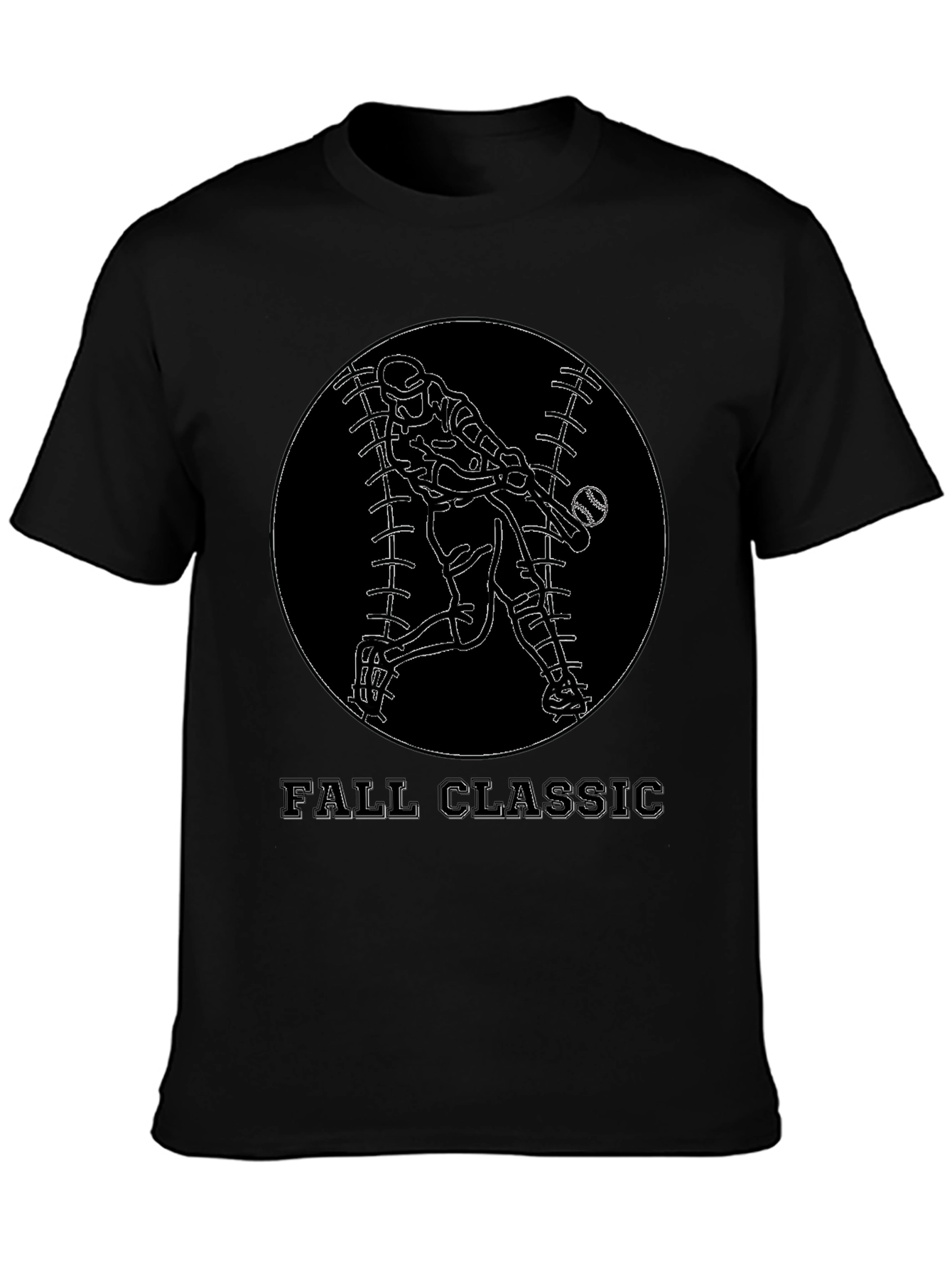 Fall Classic Baseball Graphic T-Shirt