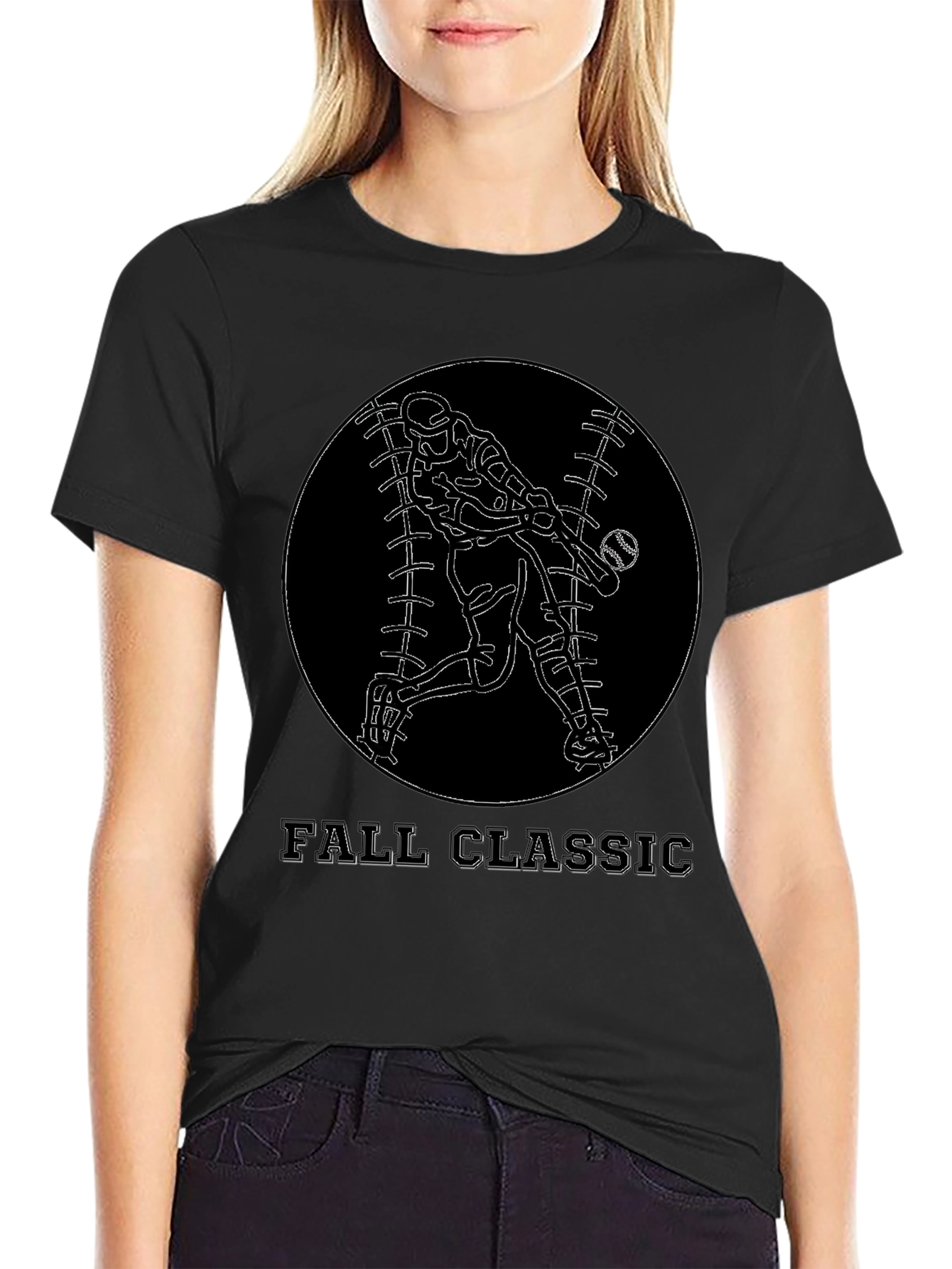 Fall Classic Baseball Graphic T-Shirt