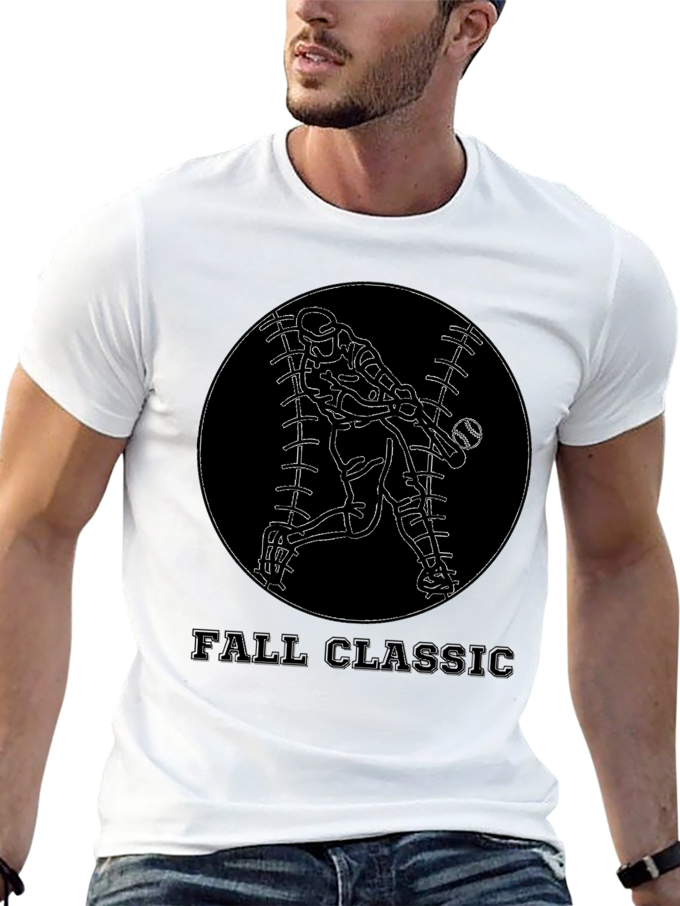 Fall Classic Baseball Graphic T-Shirt