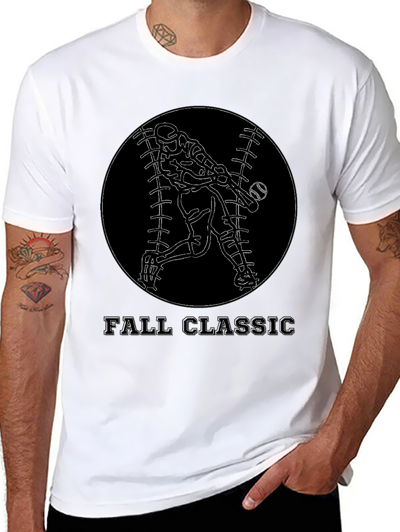 Fall Classic Baseball Graphic T-Shirt