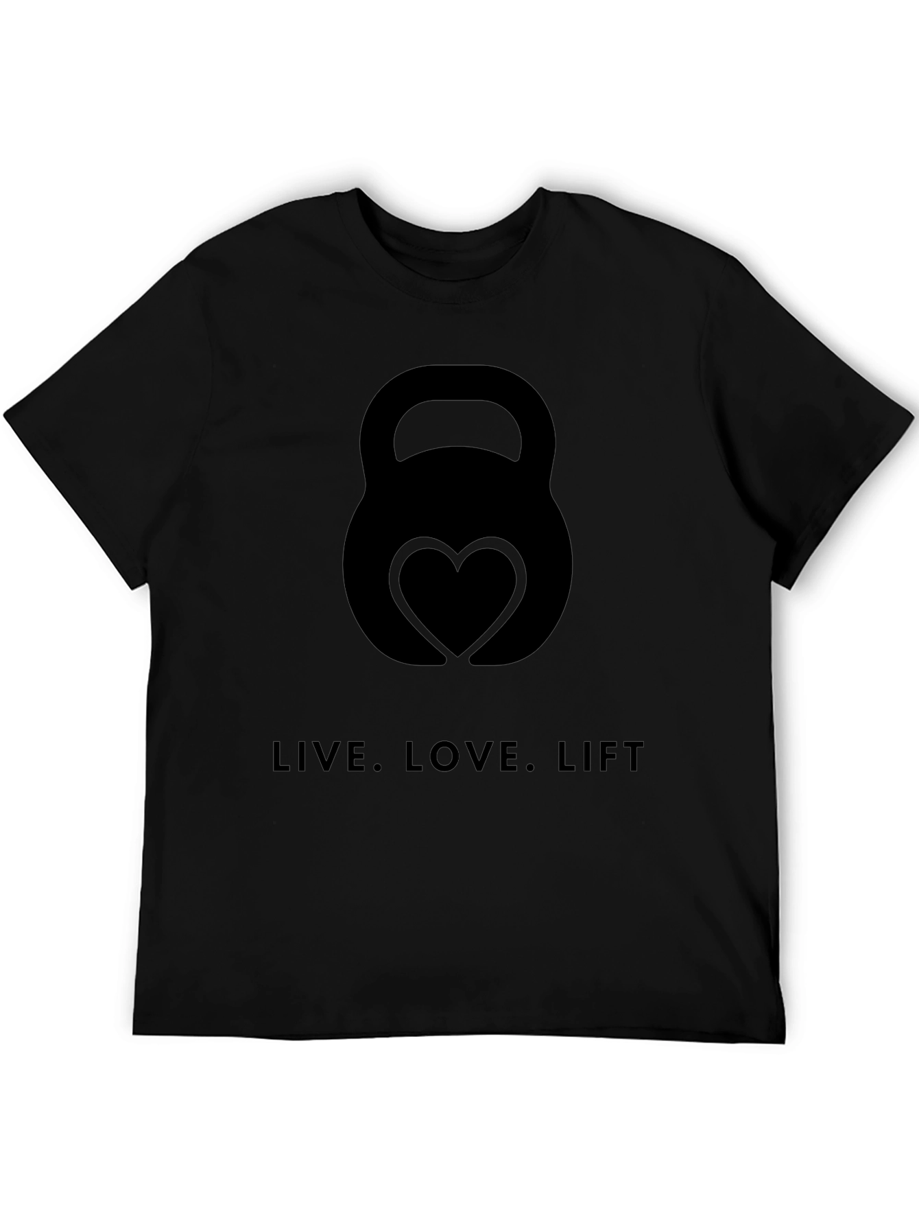 Live Love Lift Black Graphic Tee
