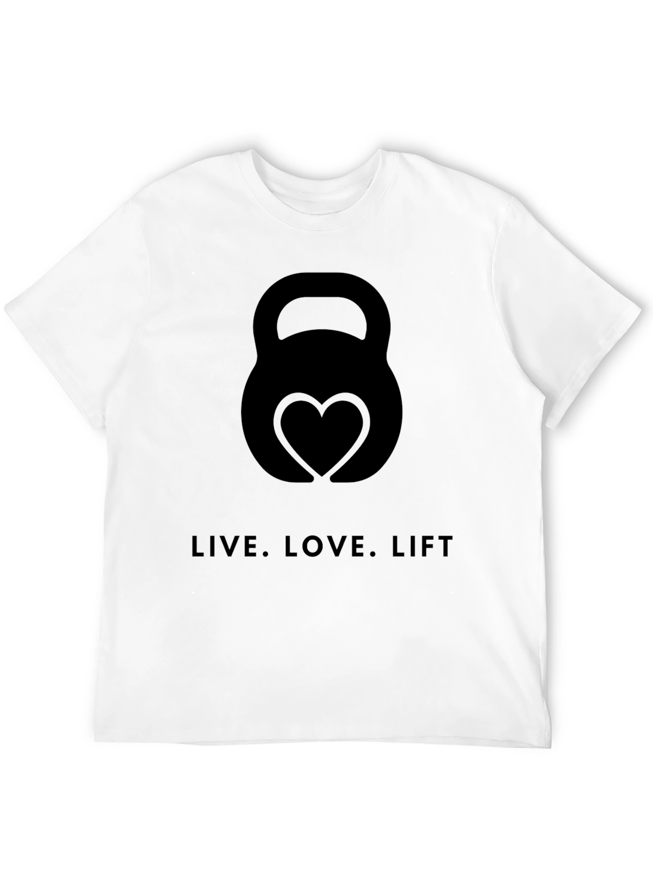 Live Love Lift Black Graphic Tee