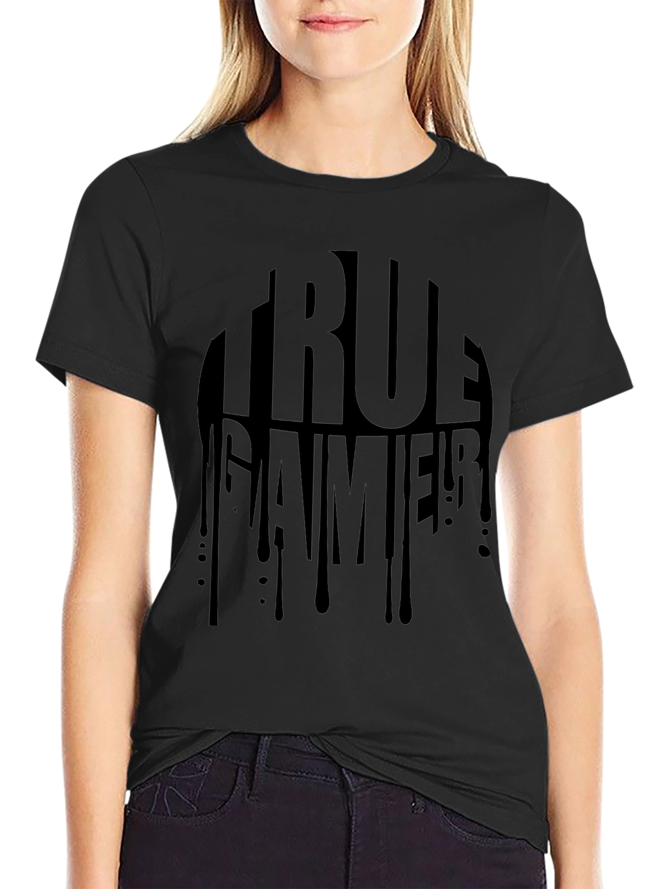 True Gamer Graphic Tee - Black