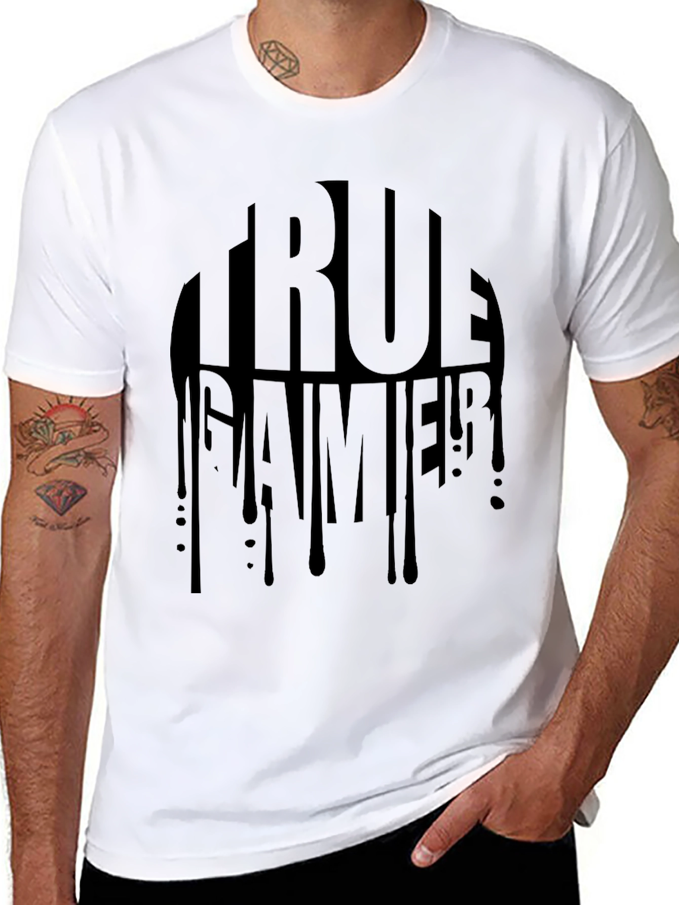 True Gamer Graphic Tee - Black