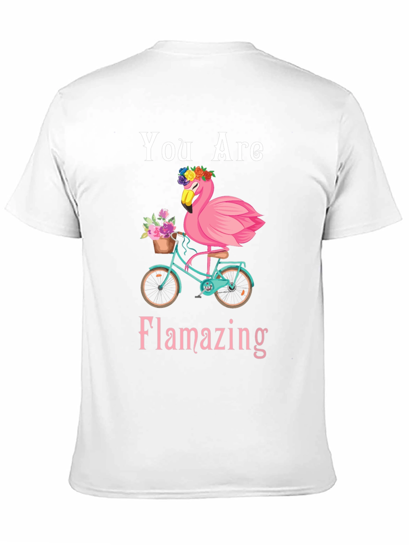 Flamingo Bike T-Shirt - You are Flamazing!