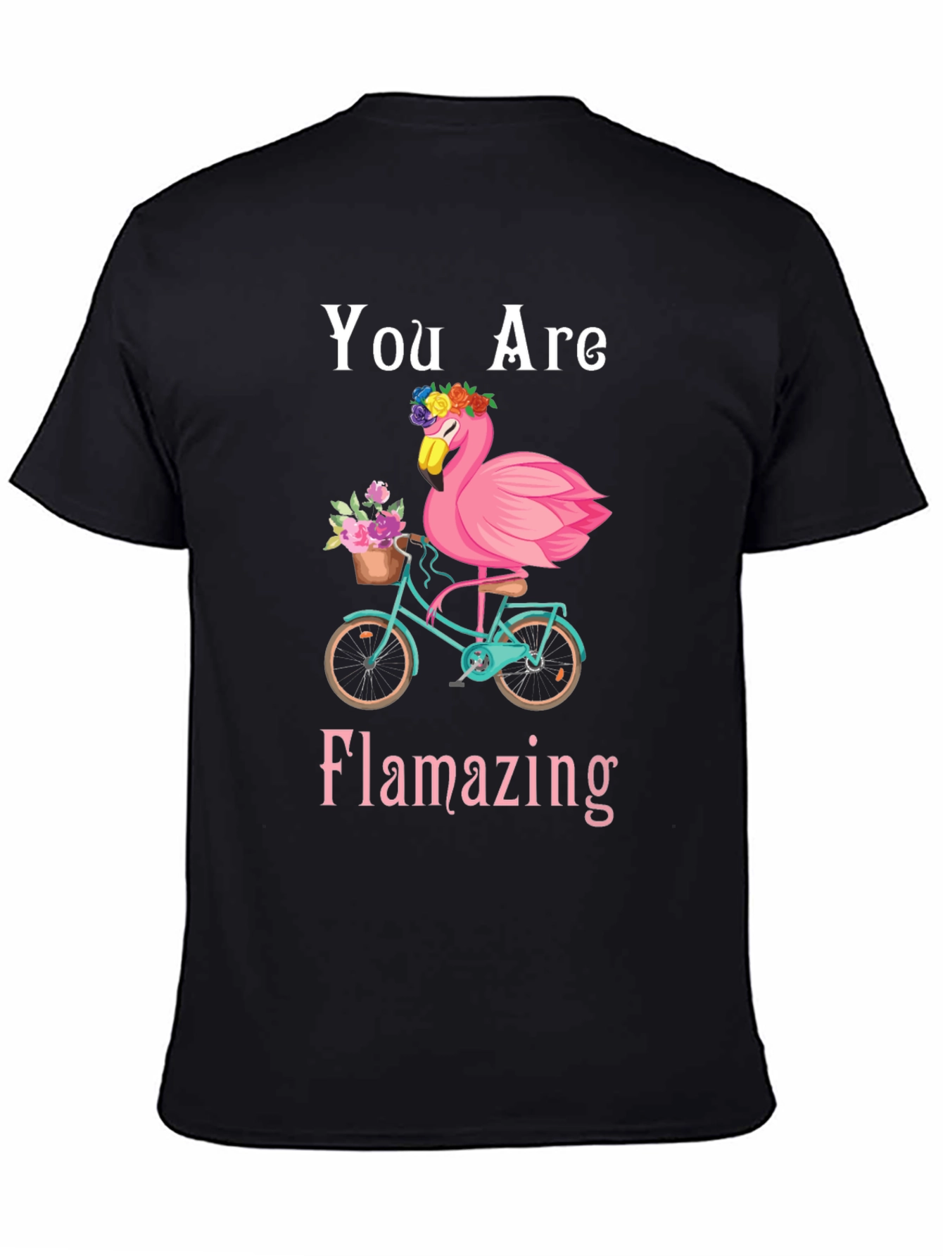 Flamingo Bike T-Shirt - You are Flamazing!