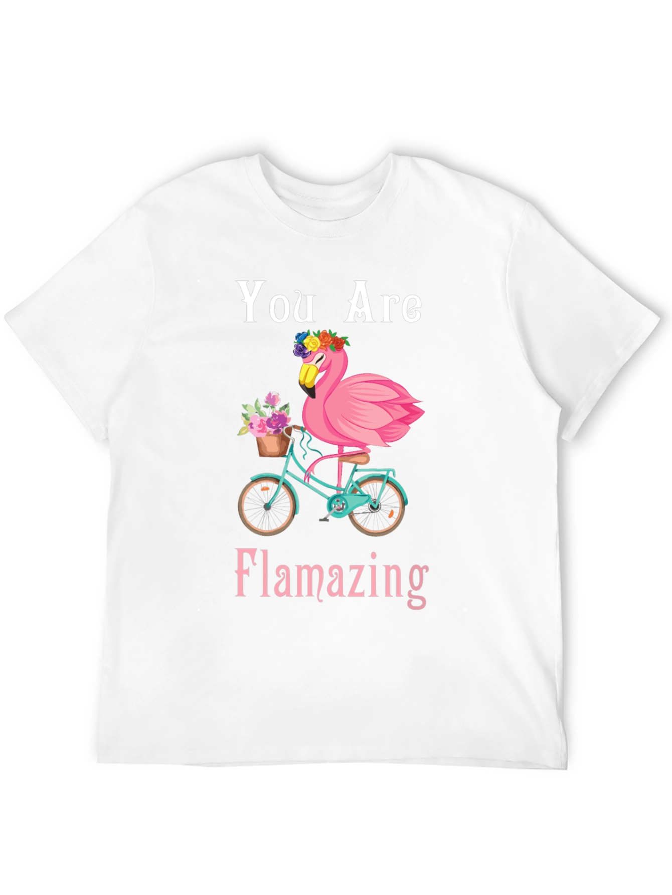 Flamingo Bike T-Shirt - You are Flamazing!