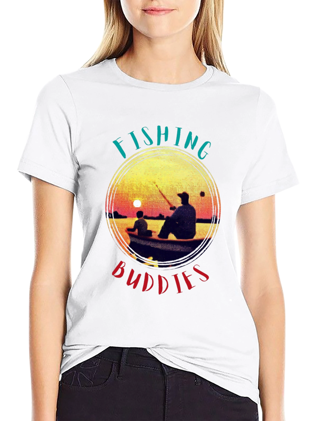 Fishing Buddies Graphic Tee - Father & Son