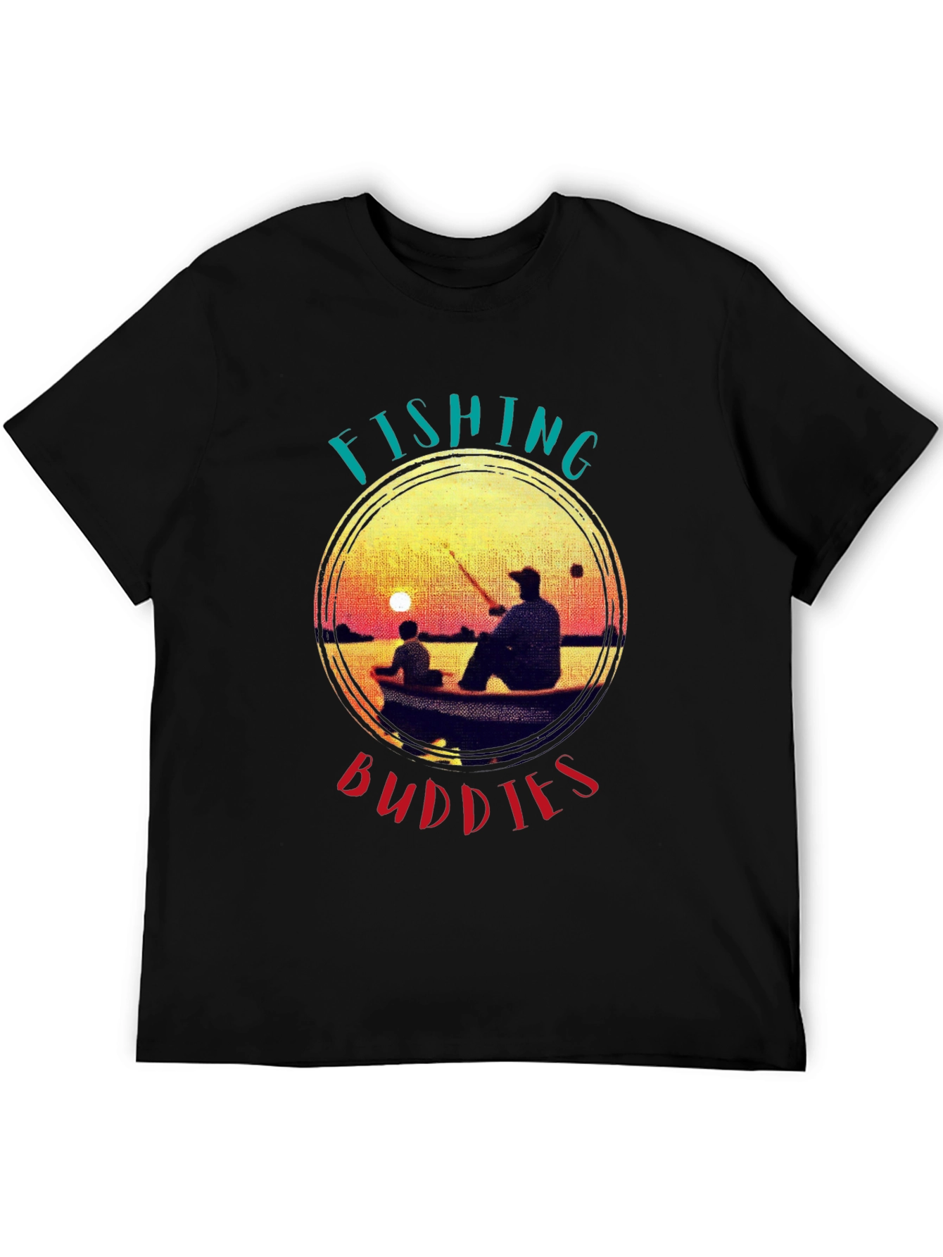 Fishing Buddies Graphic Tee - Father & Son