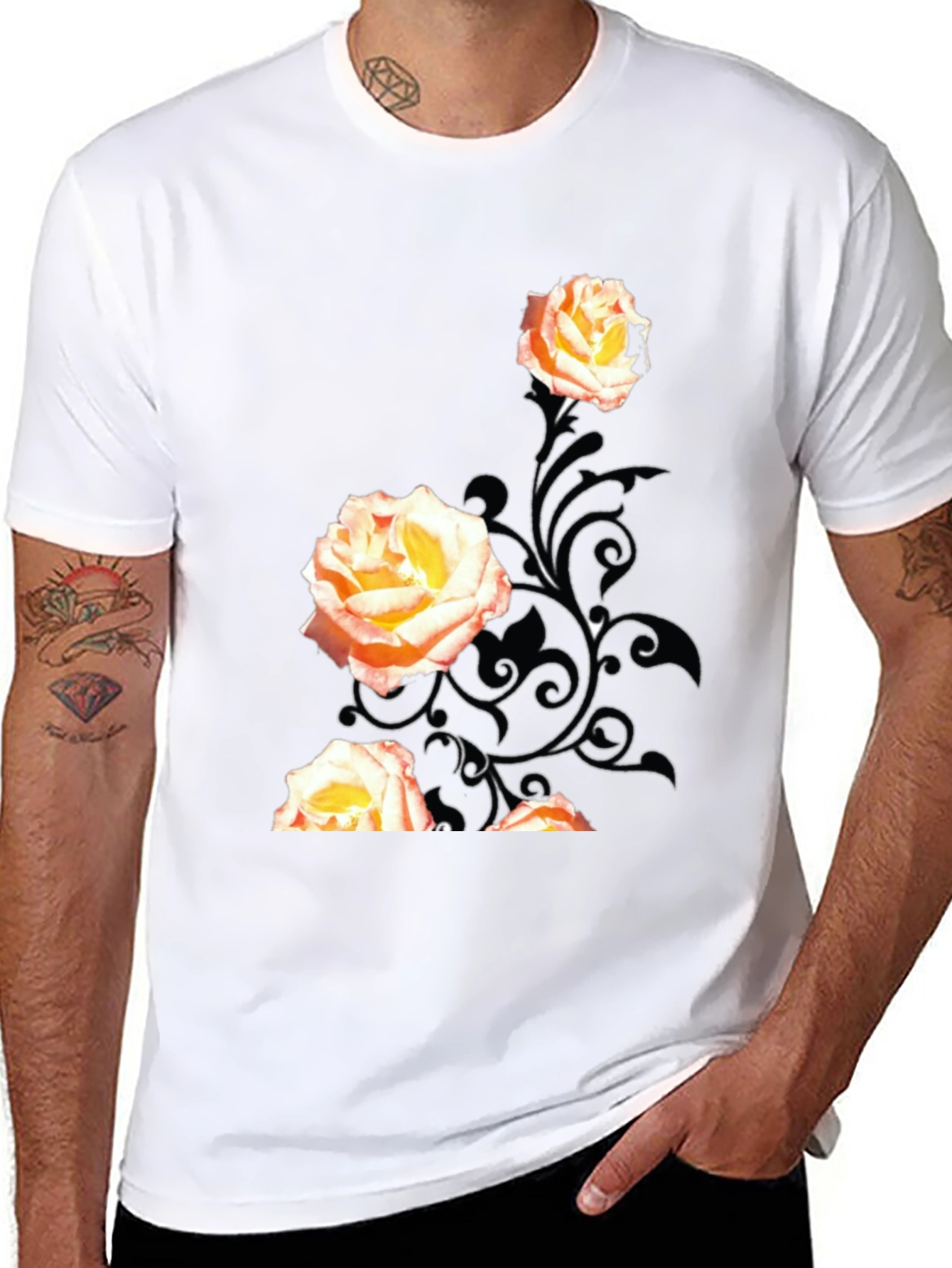 Black Rose Graphic Tee