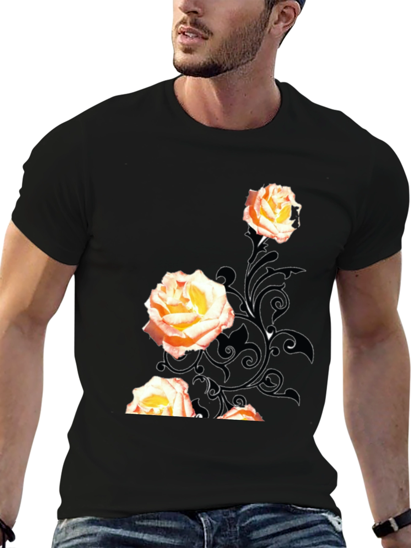 Black Rose Graphic Tee