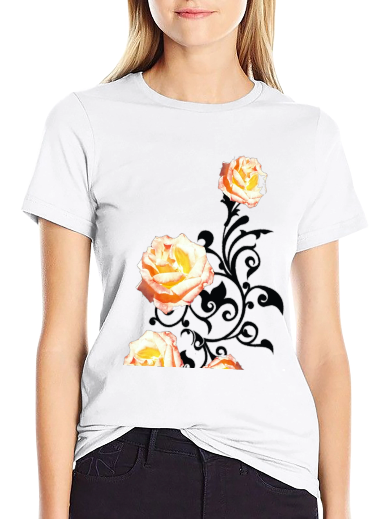 Black Rose Graphic Tee