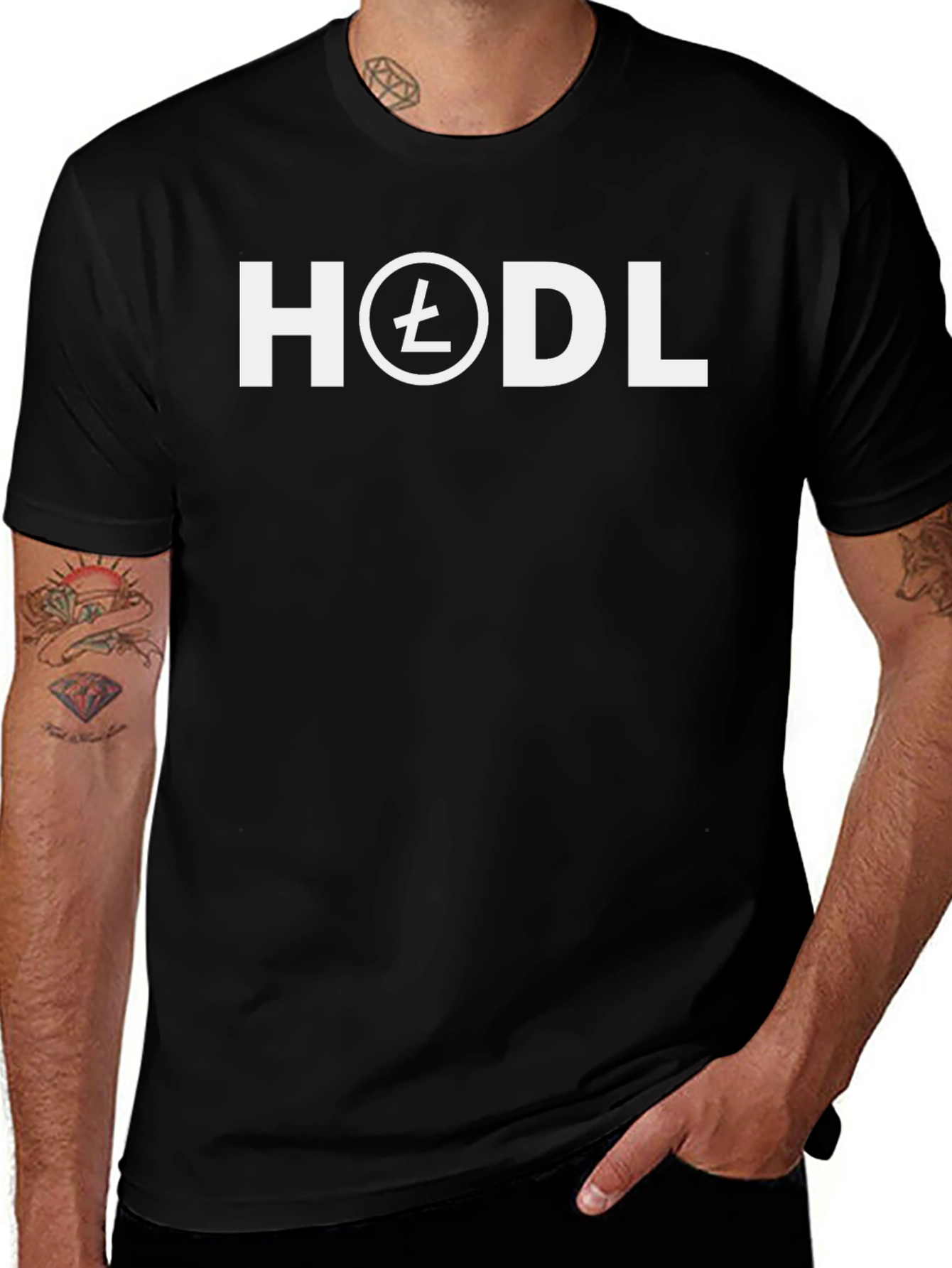HODL Cryptocurrency T-Shirt - Litecoin