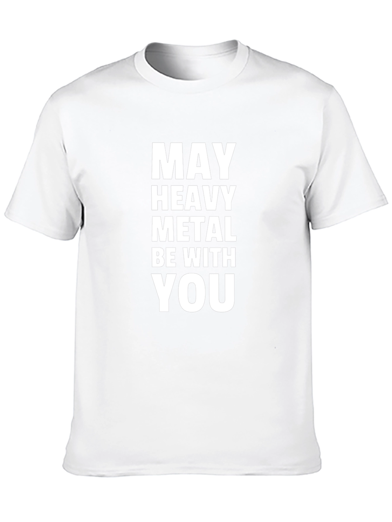 May Heavy Metal Be With You T-Shirt - Black
