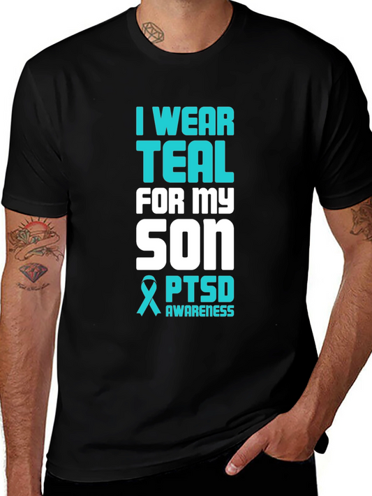 Teal PTSD Awareness T-Shirt