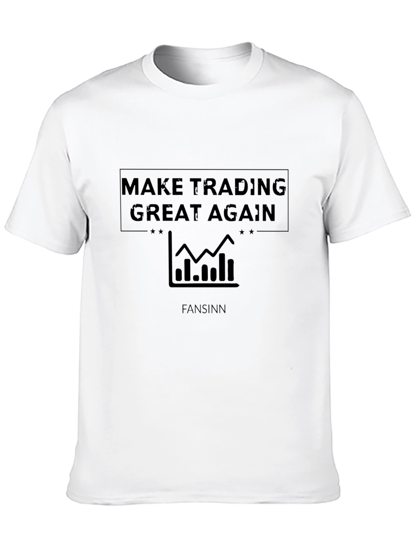 Make Trading Great Again Black Graphic Tee