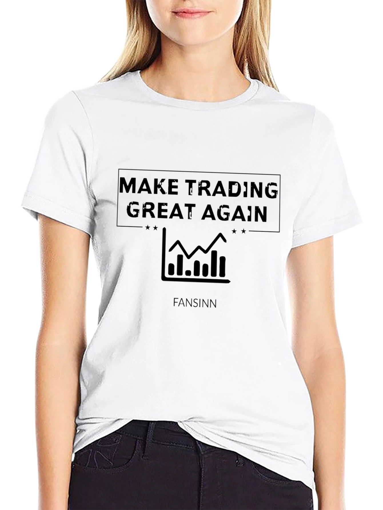 Make Trading Great Again Black Graphic Tee