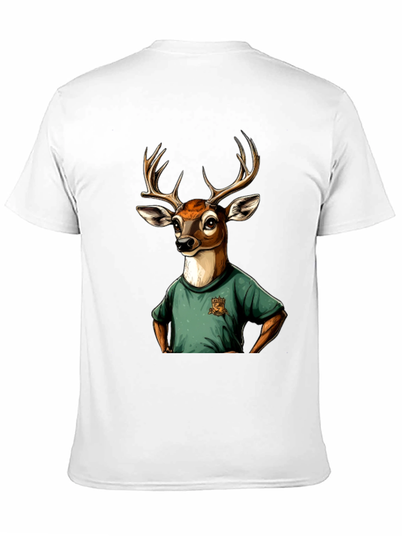Deer T-Shirt - Novelty Animal Graphic Tee