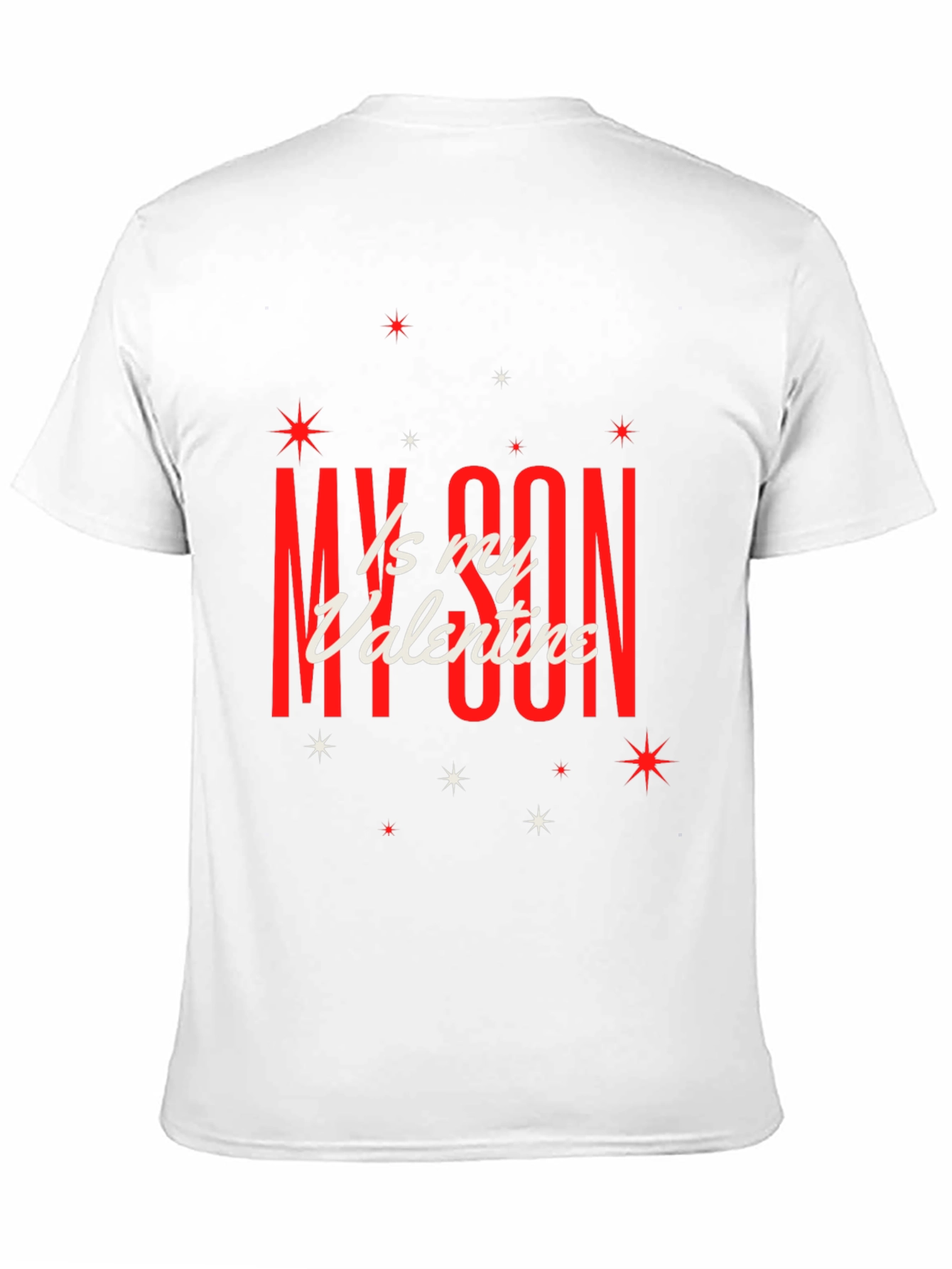 My Son Is My Valentine Graphic Tee - Black