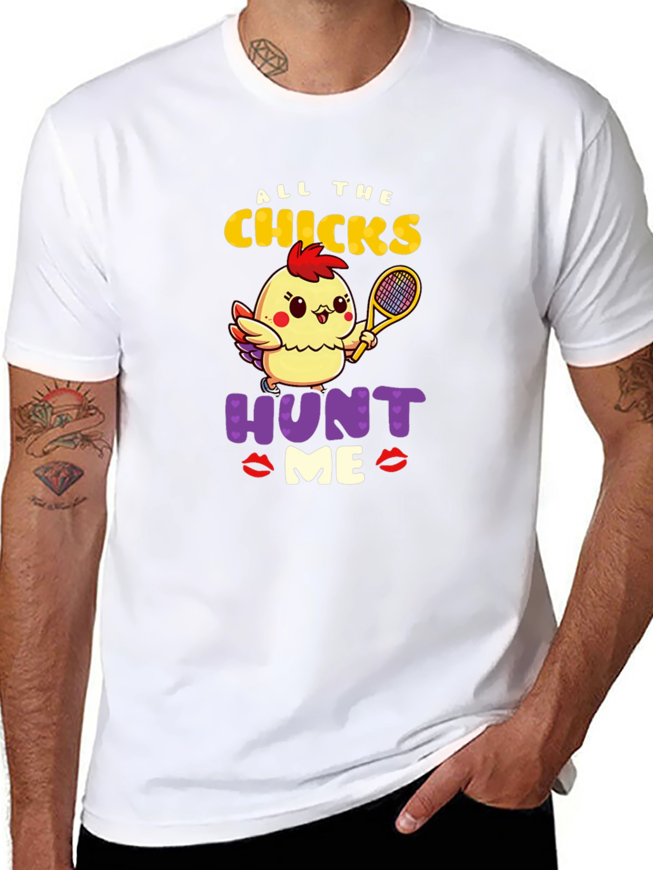 All The Chicks Hunt Me Graphic T-Shirt
