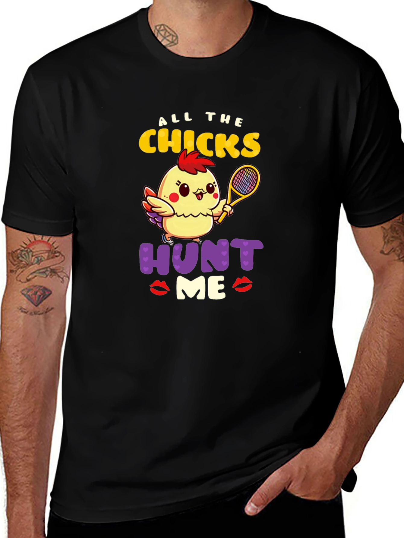 All The Chicks Hunt Me Graphic T-Shirt