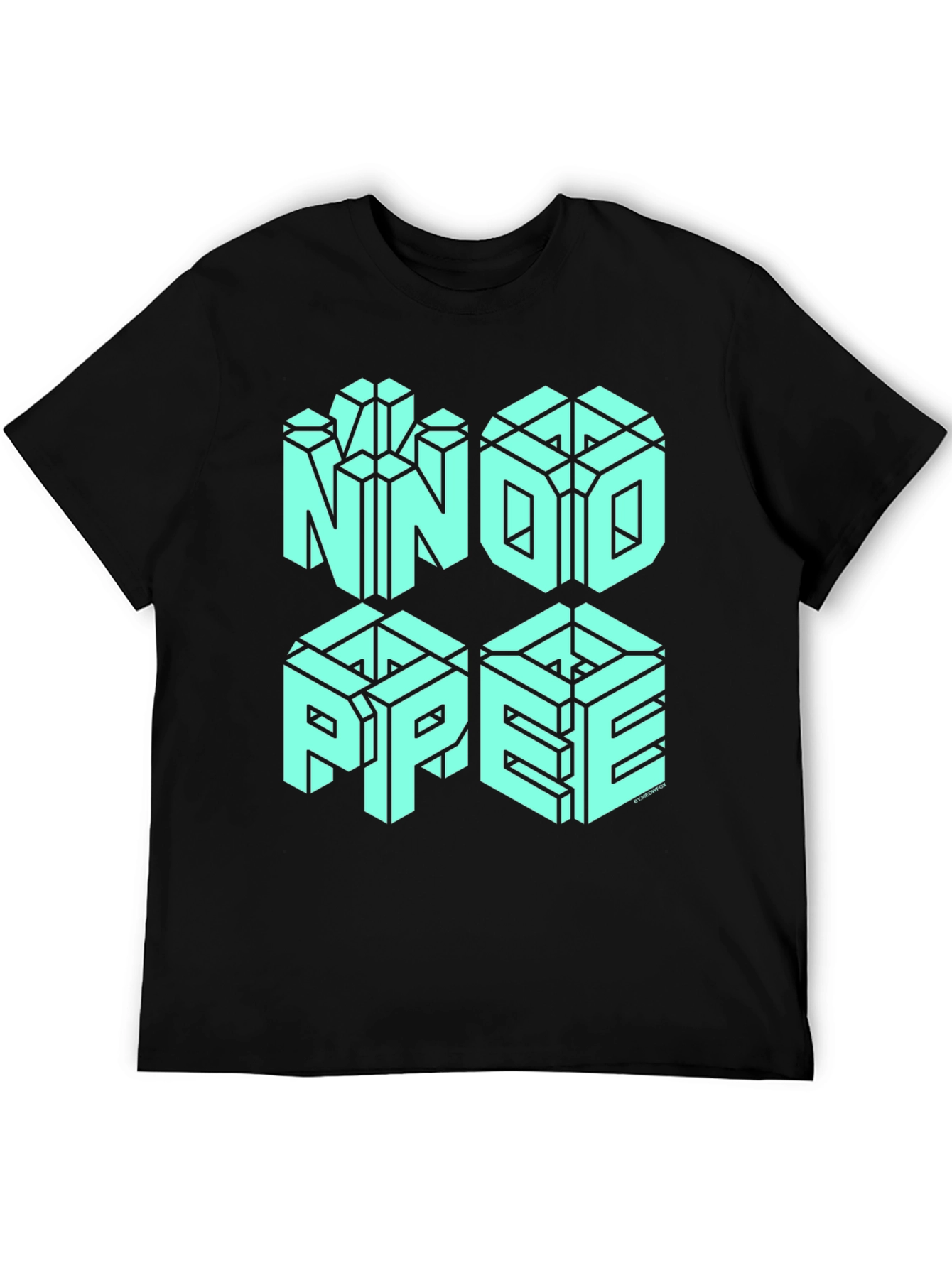 NNOI PPEE Optical Illusion Graphic Tee
