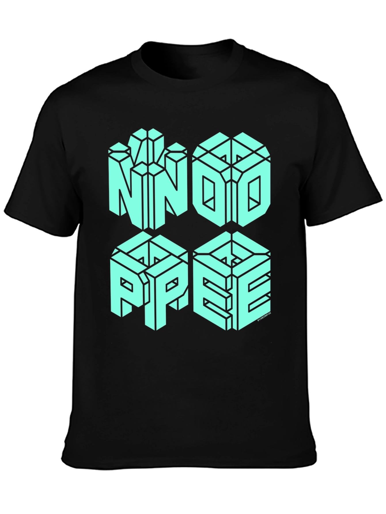 NNOI PPEE Optical Illusion Graphic Tee