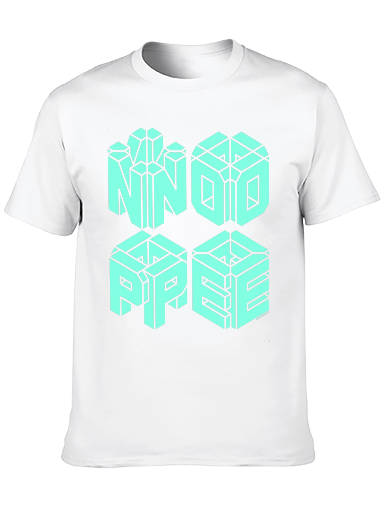 NNOI PPEE Optical Illusion Graphic Tee