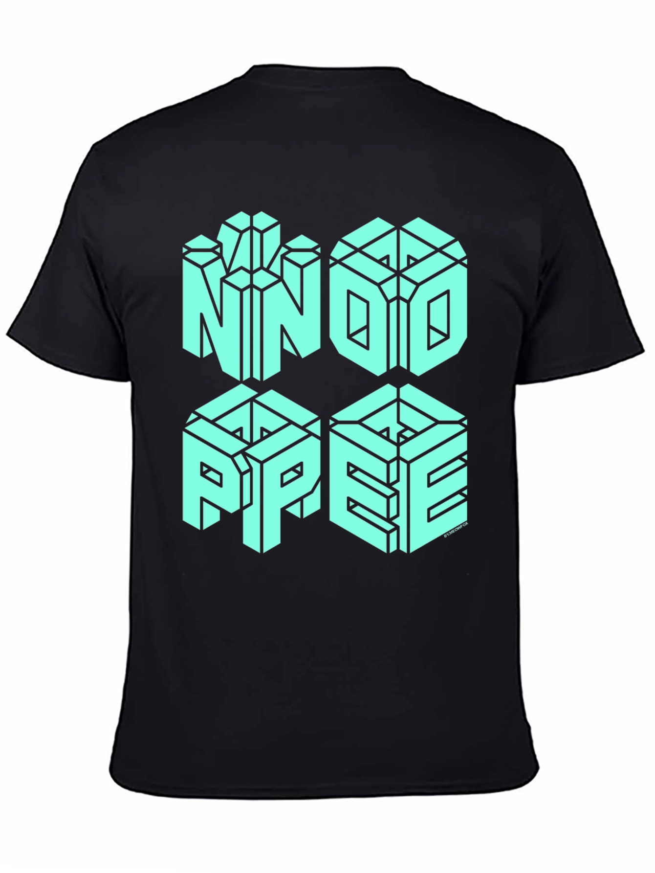 NNOI PPEE Optical Illusion Graphic Tee