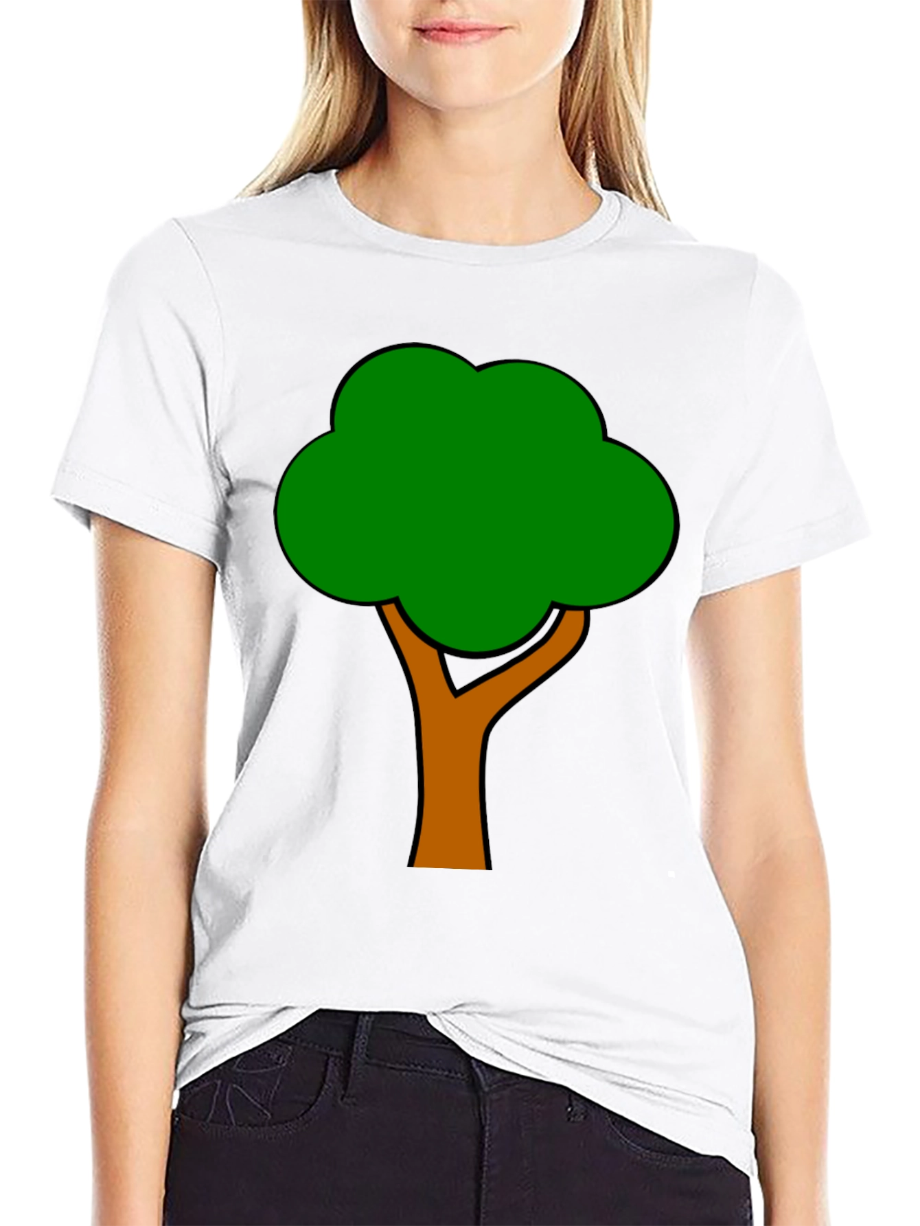 Tree Graphic Black T-Shirt